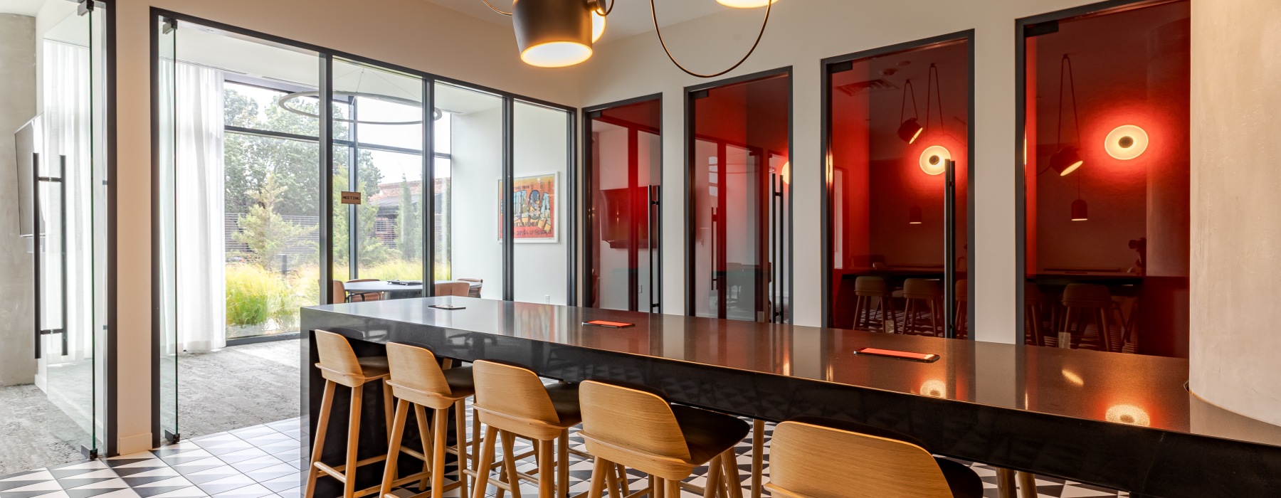 Chairs with private offices 